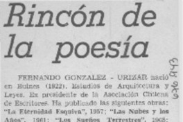 Rincón de la poesía.