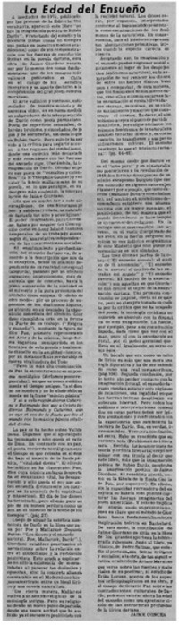 La edad del ensueño