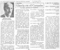 Lluvia en el corazón