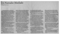 Un narrador mutilado