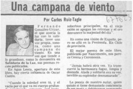 Una campana de viento