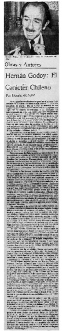Hernán Godoy, el carácter chileno