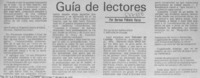 Guía de lectores