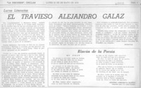 El travieso Alejandro Galaz
