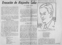 Evocación de Alejandro Galaz