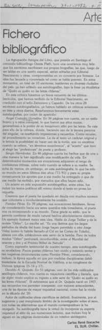 Fichero bibliográfico