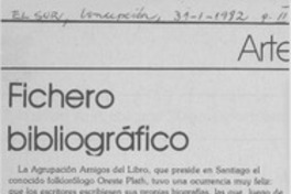 Fichero bibliográfico