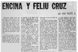 Encina y Feliú Cruz
