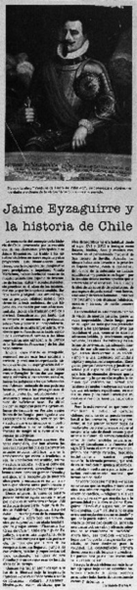 Jaime Eyzaguirre y la historia de Chile