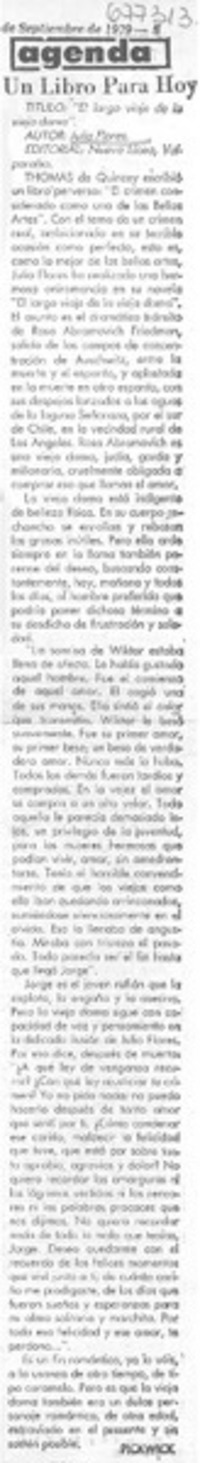 "El largo viaje de la vieja dama"