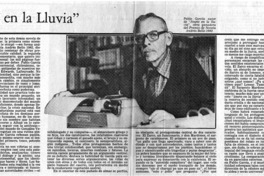 Jinete en la lluvia"