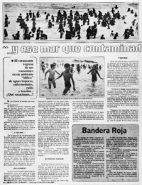 Y ese mar que contaminado nos baña