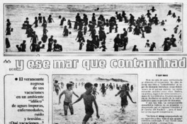 Y ese mar que contaminado nos baña