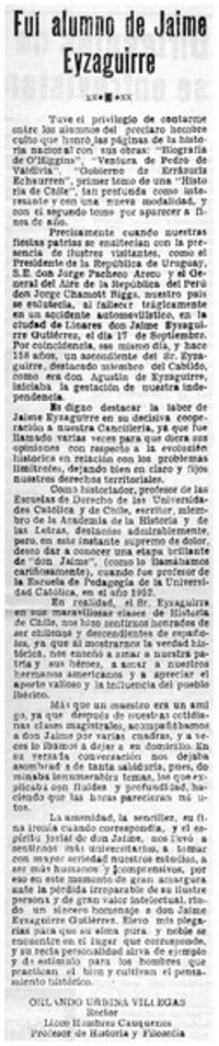 Guía alumno de Jaime Eyzaguirre