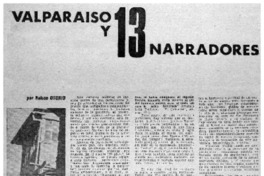 Valparaíso y siete narradores