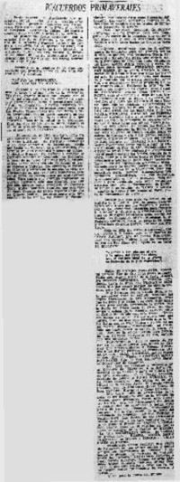 Recuerdos primaverales