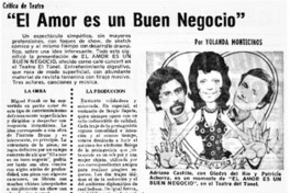El amor es un buen negocio