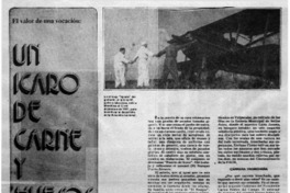 Un Icaro de carne y hueso