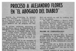 Proceso a Alejandro Flores en "El abogado del diablo"