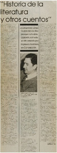 Historia de la literatura y otros cuentos"