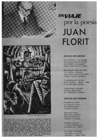 En Viaje por la poesía Juan Florit.