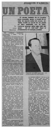 Un poeta repentista: [entrevista]