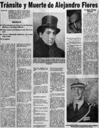 Tránsito y muerte de Alejandro Flores capítulo III