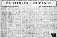 Escritores curicanos