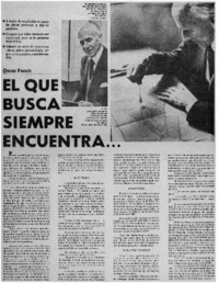 El que busca siempre encuentra --