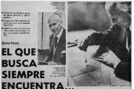 El que busca siempre encuentra --