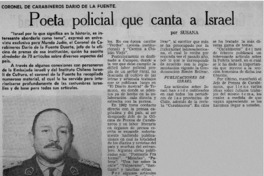 Poeta policial que canta a Esrael
