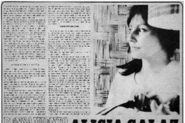 Pensamiento vivo en Alicia Galaz: [entrevista]