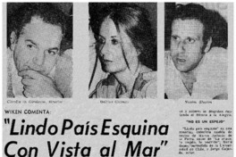 Lindo país esquina con vista al mar"
