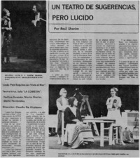 Un teatro de sugerencias, pero lúcido