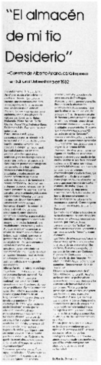 El Almacén de mitío Desiderio"