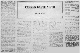 Carmen Gaete Nieto del Rio