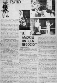 El amor es un buen negocio.