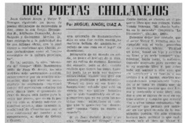 Dos poetas chillanejos