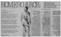 Homero Arce: nombre coronado