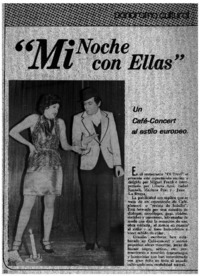 Mi noche con ellas".