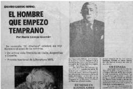 El hombre que empezó temprano