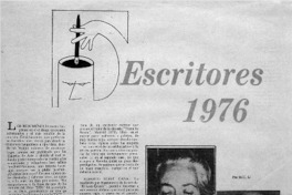 Escritores 1976