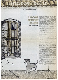 La cola siempre en alto.