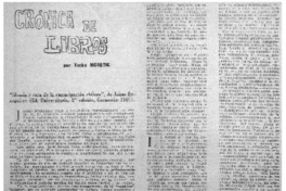 Ideario y ruta de la emancipación chilena"