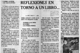 Reflexiones en torno a un libro