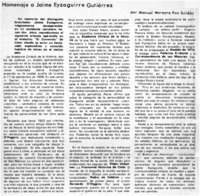 Homenaje a Jaime Eyzaguirre Gutiérrez