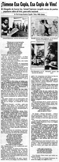 Tómese esa copla, esa copla de vino!