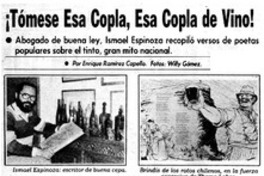 Tómese esa copla, esa copla de vino!