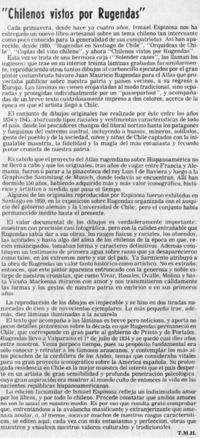 Chilenos vistos por Rugendas"