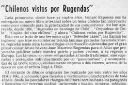 Chilenos vistos por Rugendas"